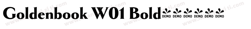 Goldenbook W01 Bold字体转换